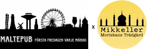 Logotyp Maltepub och Mikkeler Moriksans trädgård